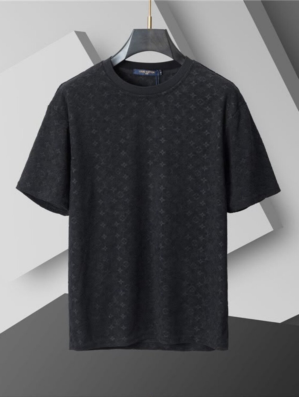 T Shirt Men Black Elegant Shirt